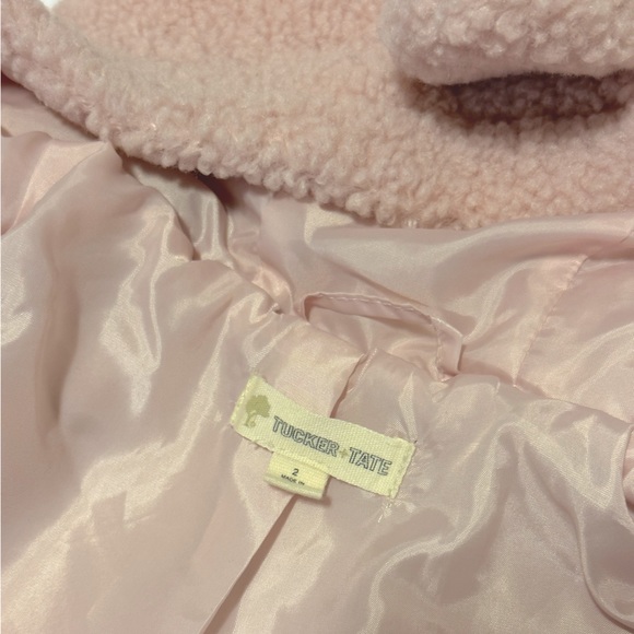 Pink Teddy Bear Sherpa Jacket - Picture 2 of 3